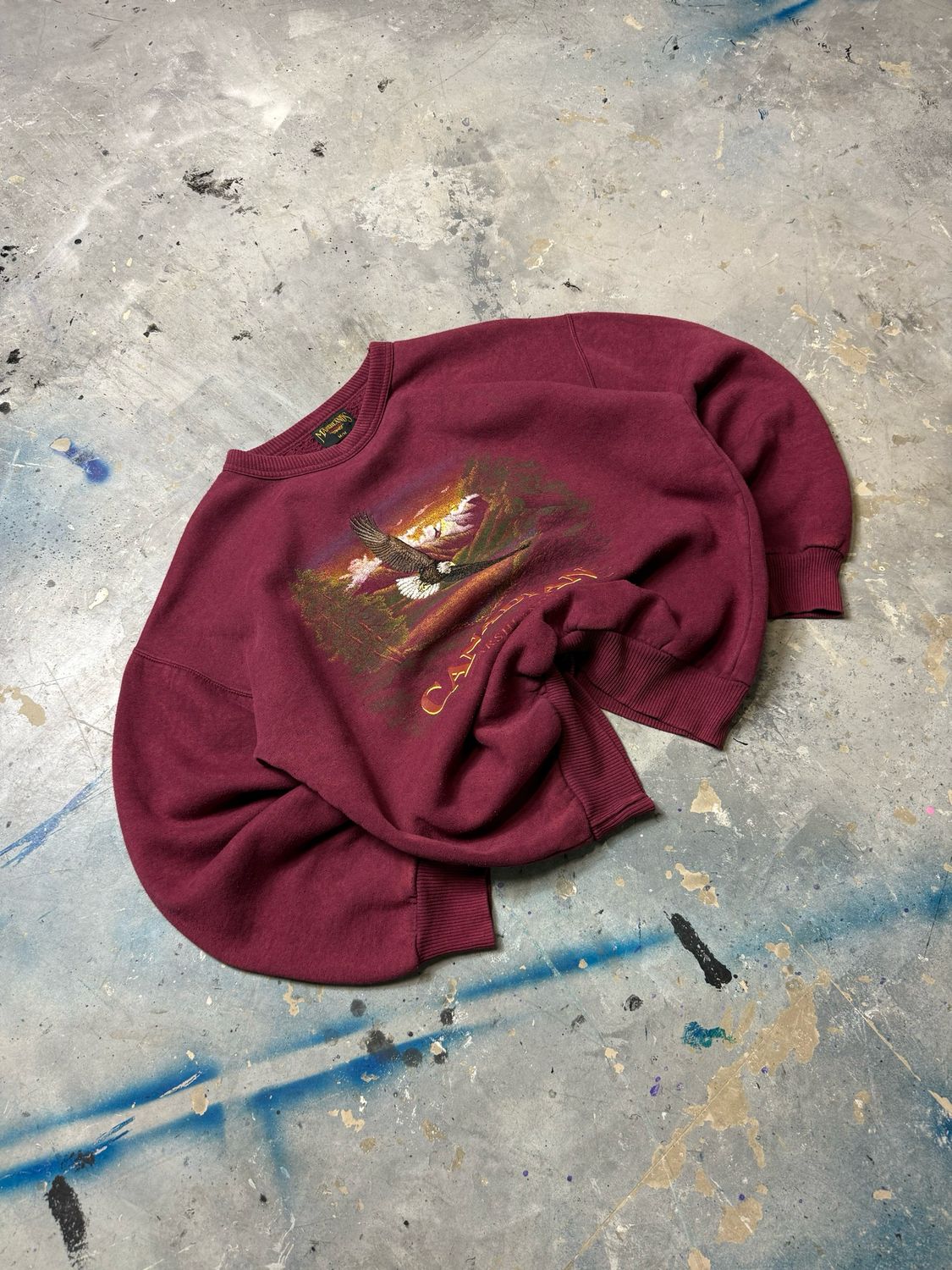 Bluza Canadian Marshlands Crewneck Burgund L