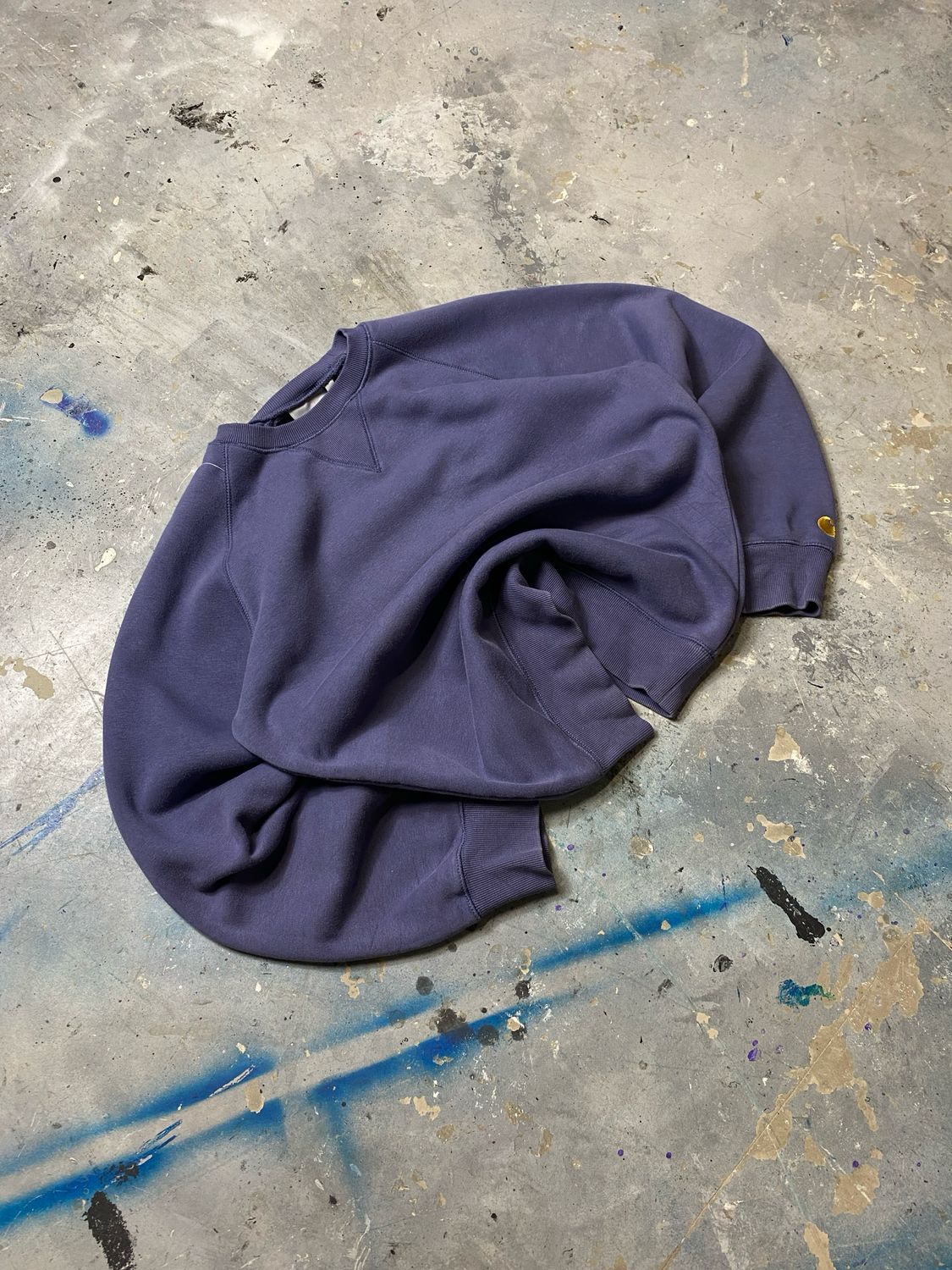 Bluza Carhartt Basic Crewneck Purple M