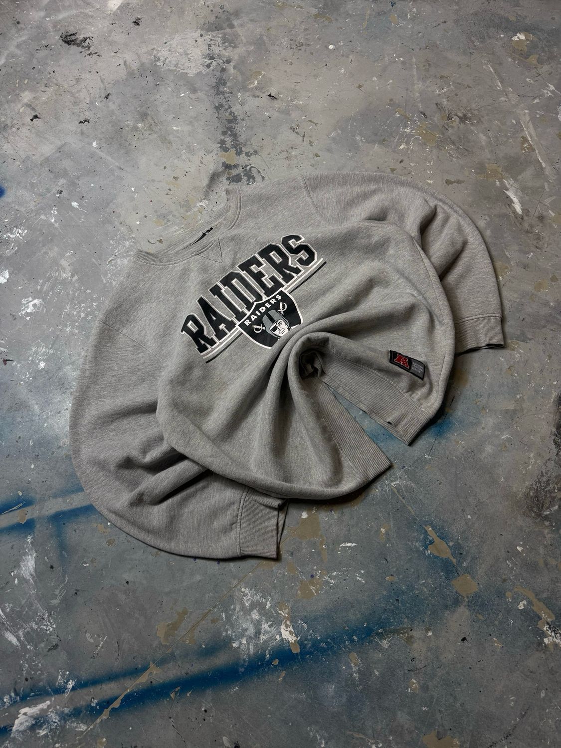 Bluza NFL Raiders Crewneck Gray L