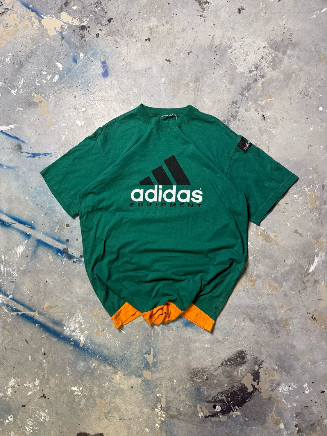 Koszulka Adidas Equipment Ye/Panel Tee Green L