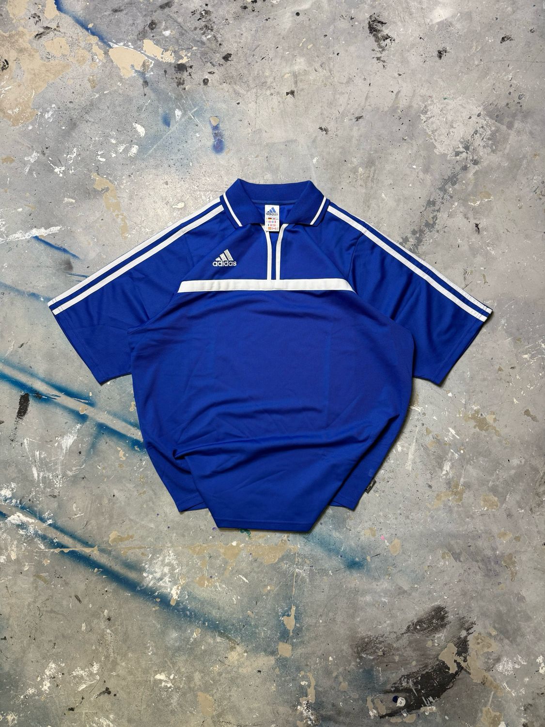 Koszulka Adidas Sport Polo Tee Blue XL
