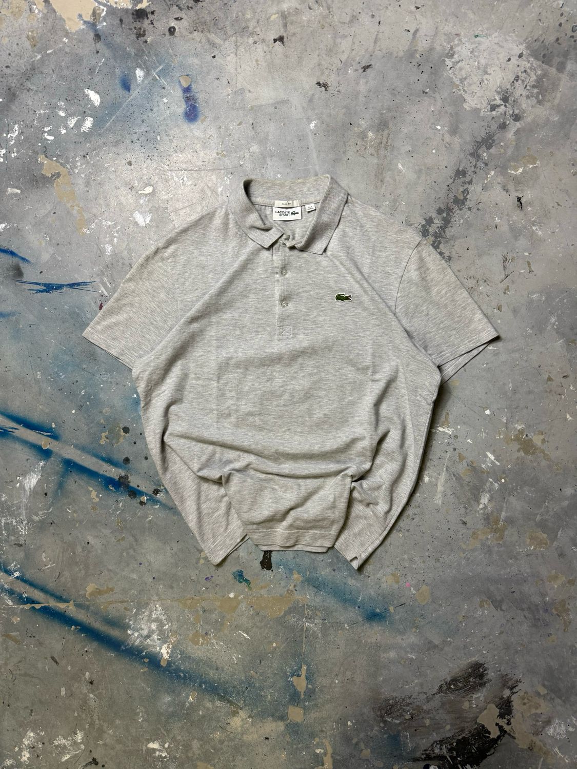 Koszulka Lacoste Sport Slim Fit Polo Light-Gray L