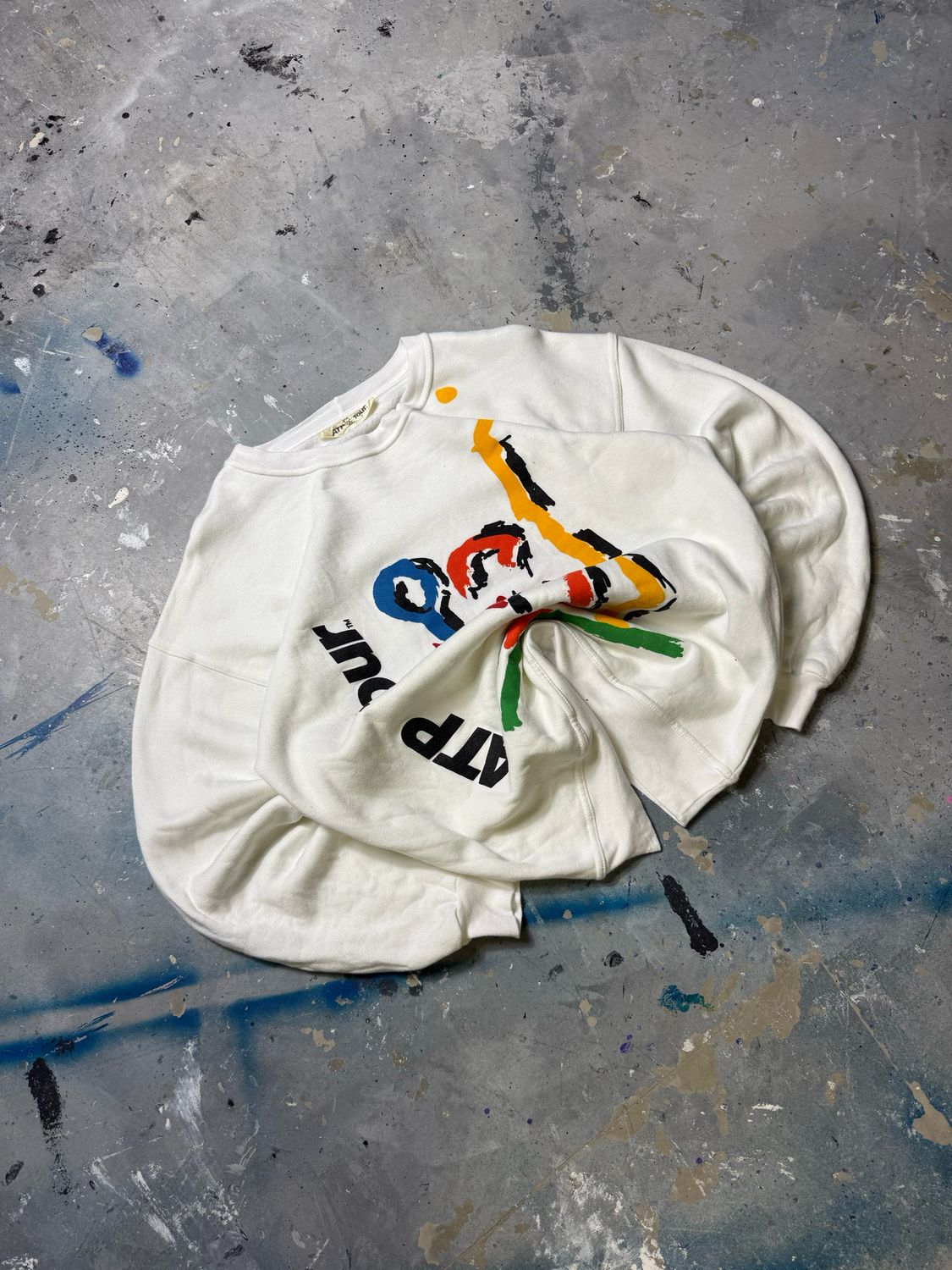 Bluza ATP Tour Tennis Player Crewneck White M