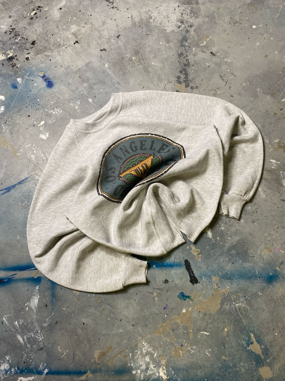Bluza Los Angeles Certified Crewneck Light-Gray M