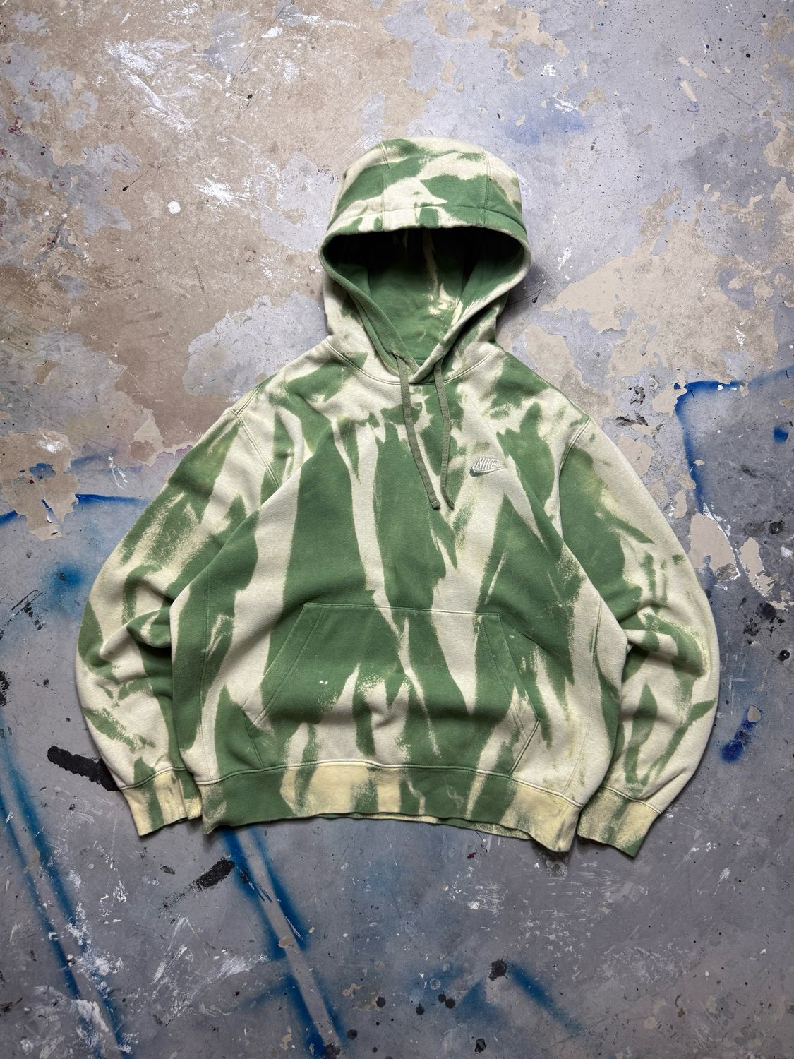 Bluza Nike Blu/Logo Hoodie Green L