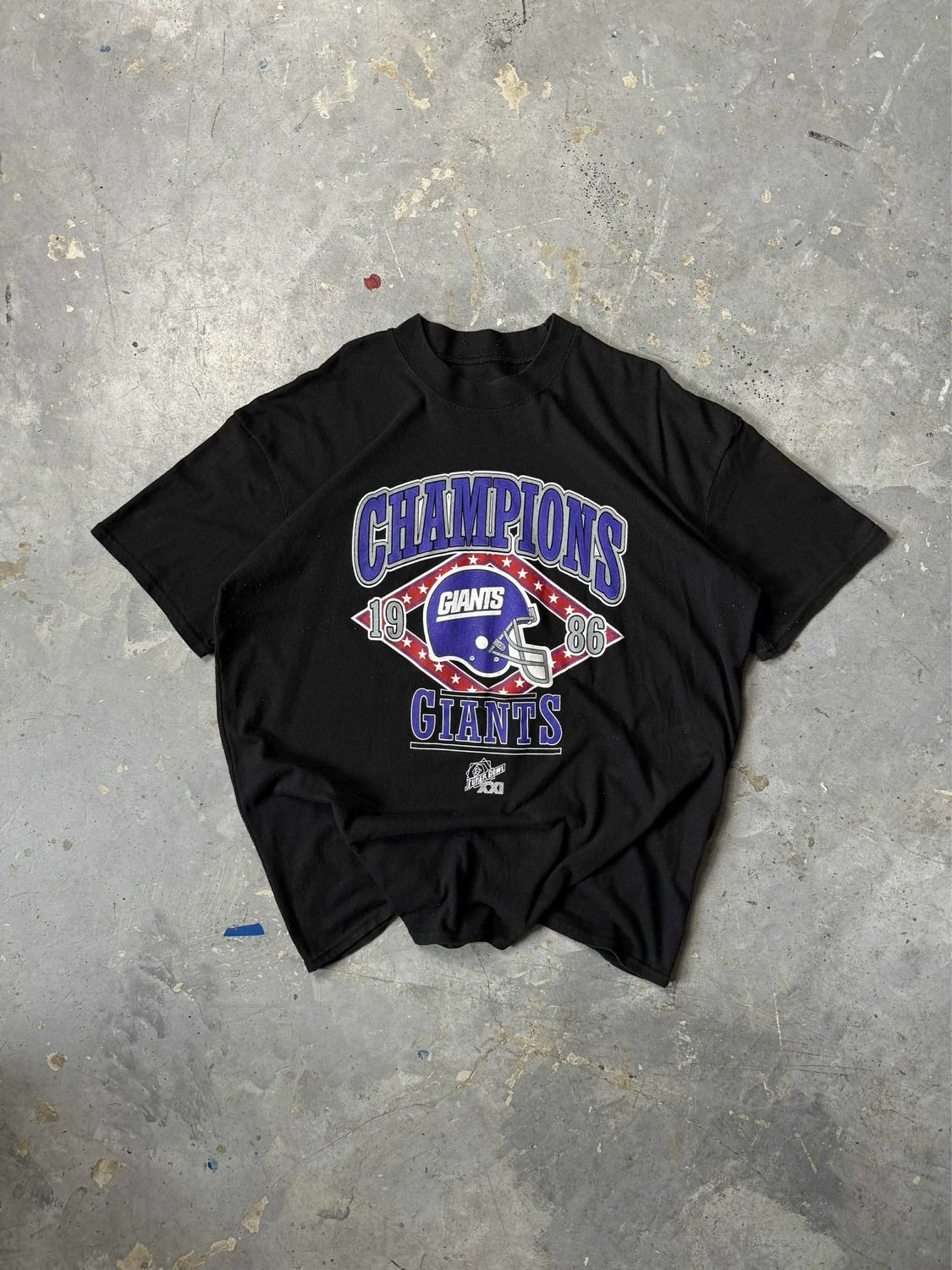 Koszulka NFL Champions Giants Tee Black XL