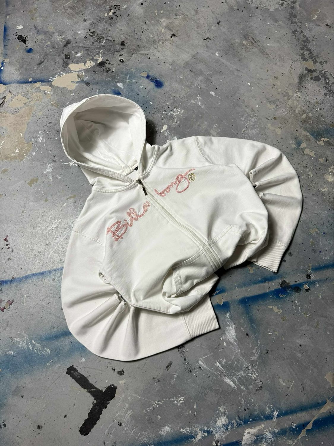 Bluza Billabong Pi/Logo Zip Hoodie White S