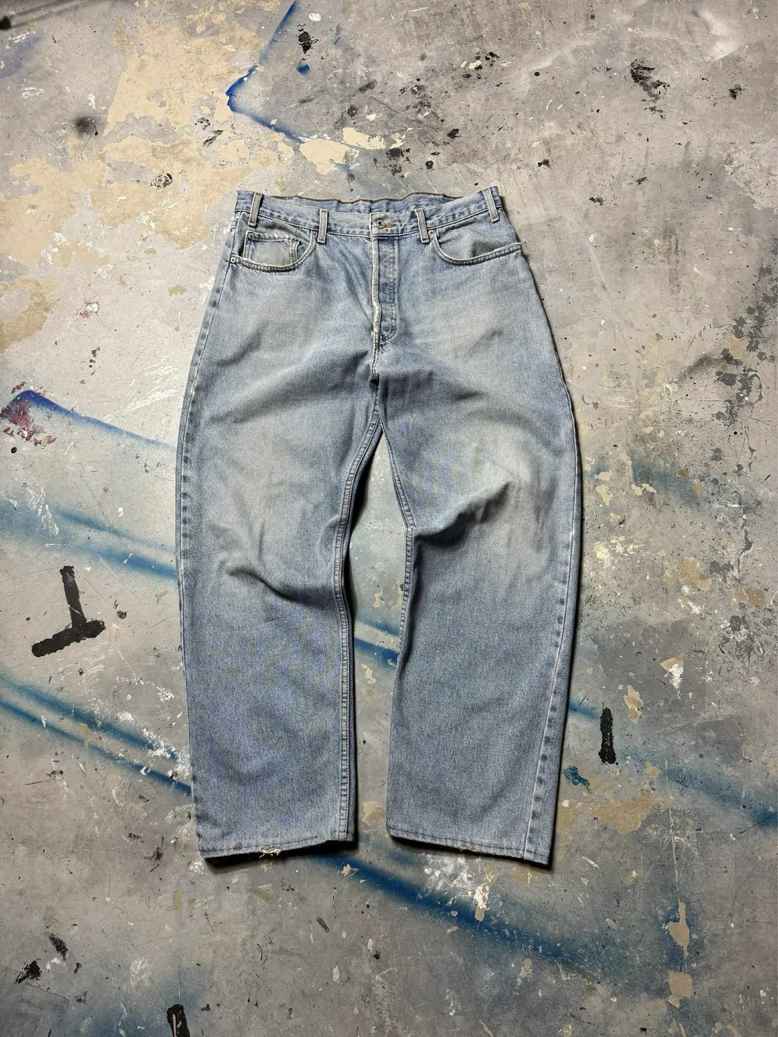 Spodnie Levis Two Horse Jeans Blue 44 cm pas