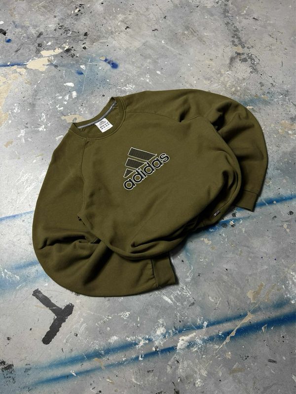 Bluza Adidas Logo Crewneck Olive M