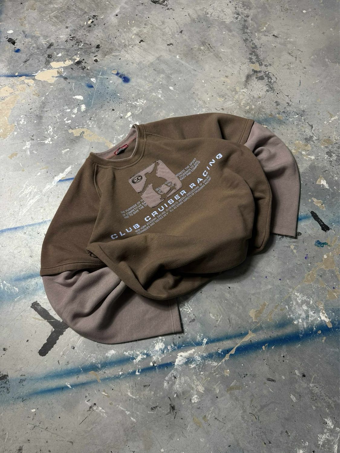 Bluza Luckylax Skateboard Crewneck Brown L