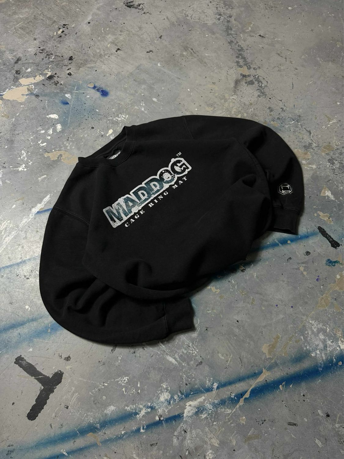 Bluza Maddog Broken Bone Crewneck Black M