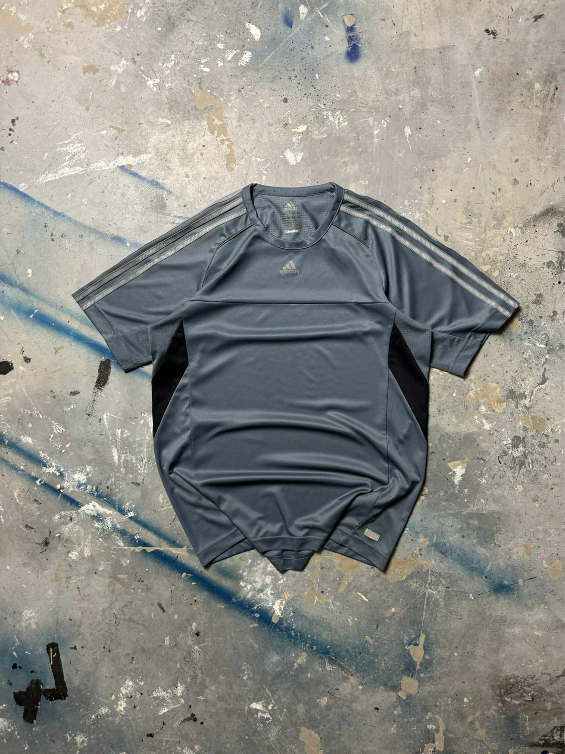 Koszulka Adidas Silver Stripes Sport Tee Gray S
