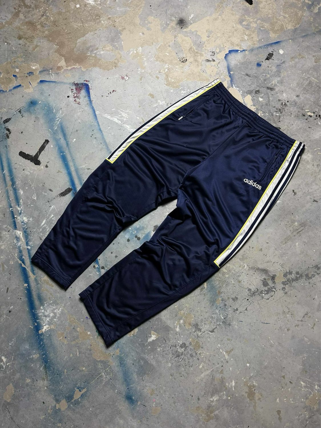 Spodnie Adidas Na/Stripes Sport Pants Navy 47-52 cm pas
