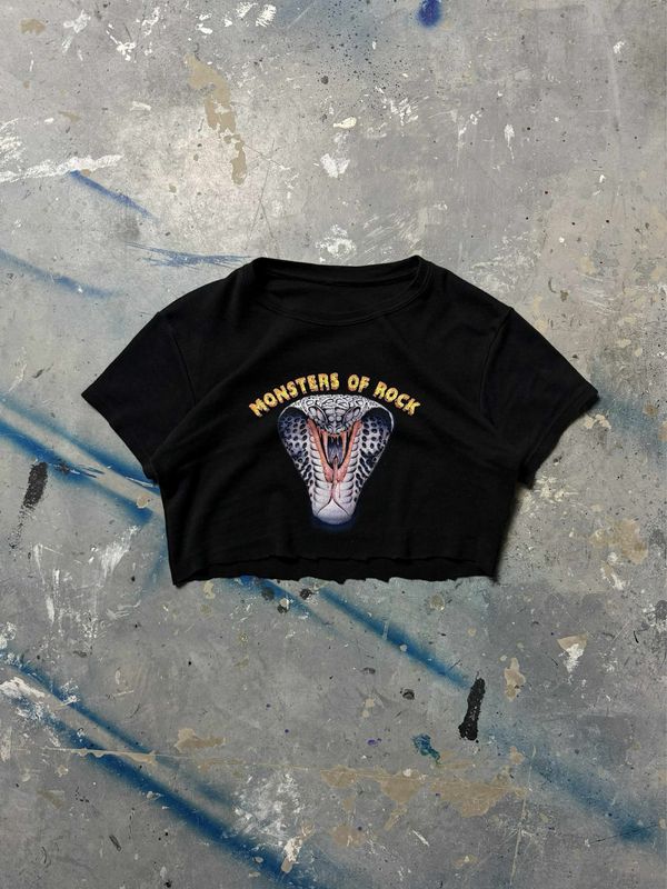 Koszulka Monster of Rock Snake Top Tee Black S