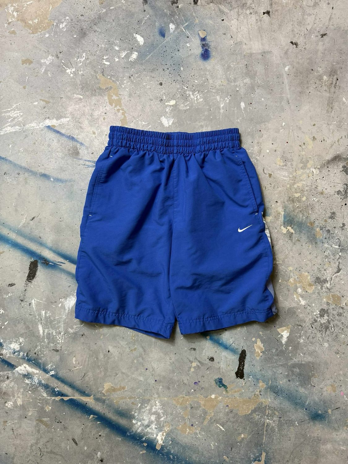 Spodnie Nike Lines Logo Sw/Shorts Blue 34-40 cm pas