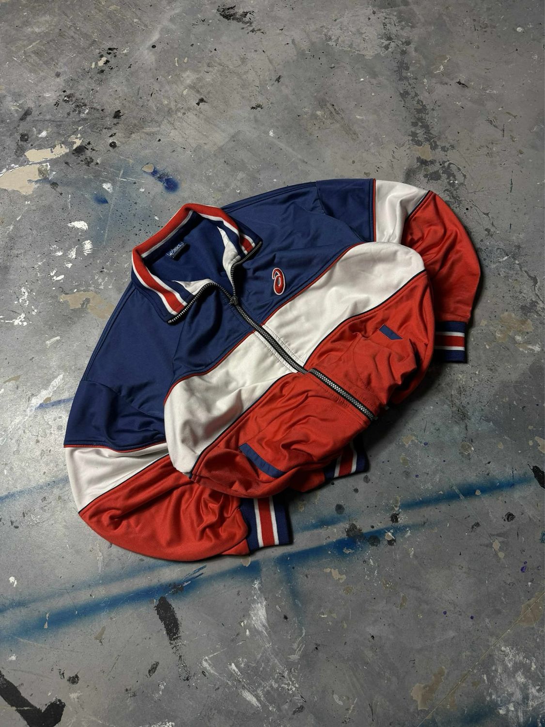 Bluza Asics Tracksuit Na/Wh/Re M