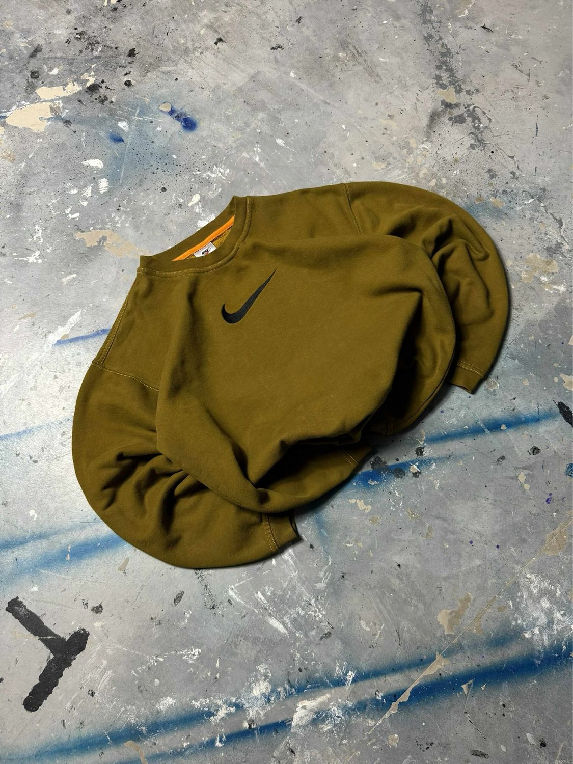 Bluza Nike Logo Crewneck Khaki S