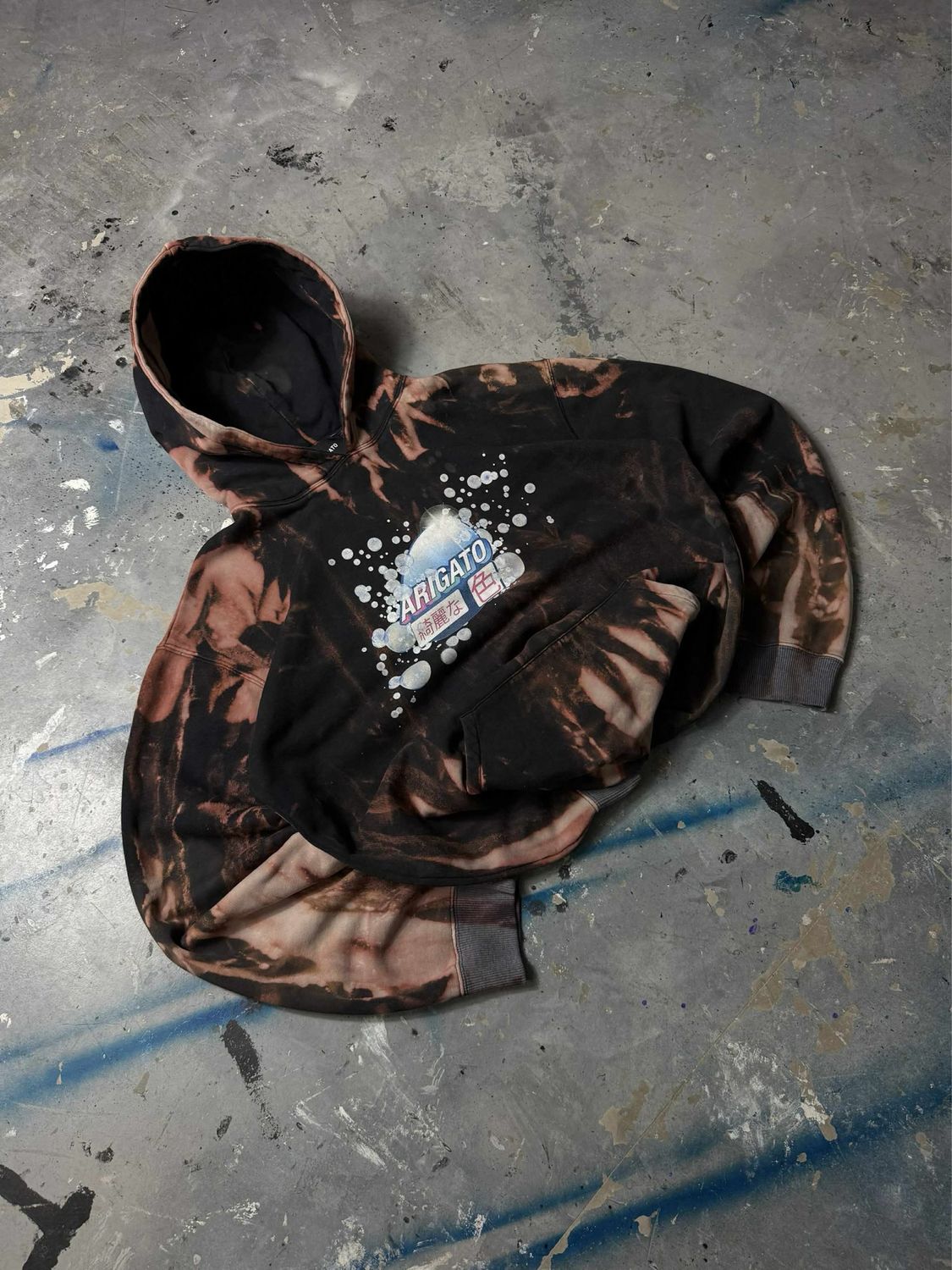 Bluza Axel Arigato Hoodie Tiedye Black L