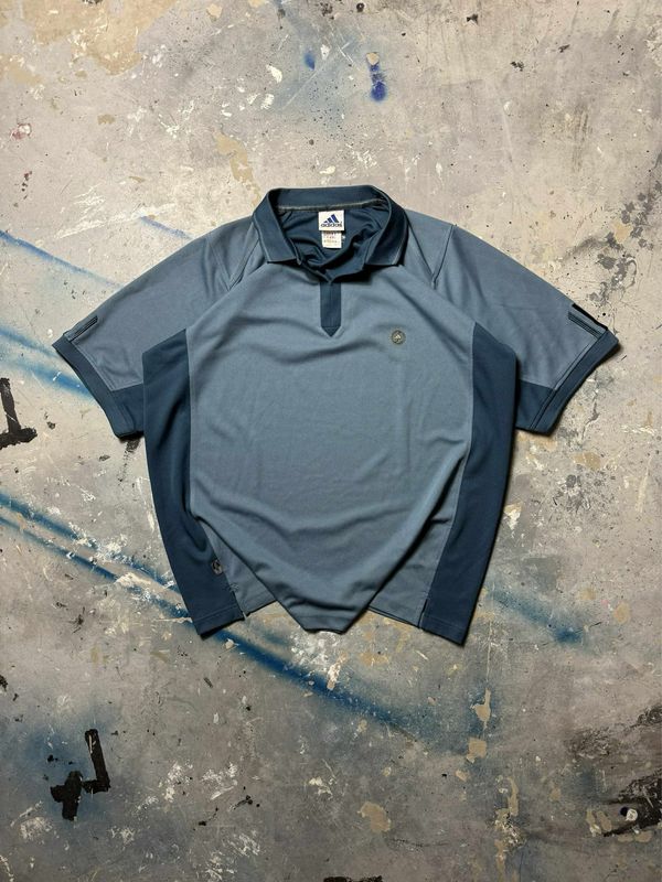 Koszulka Adidas Na/Panels Tennis Sport Polo Tee Blue XL