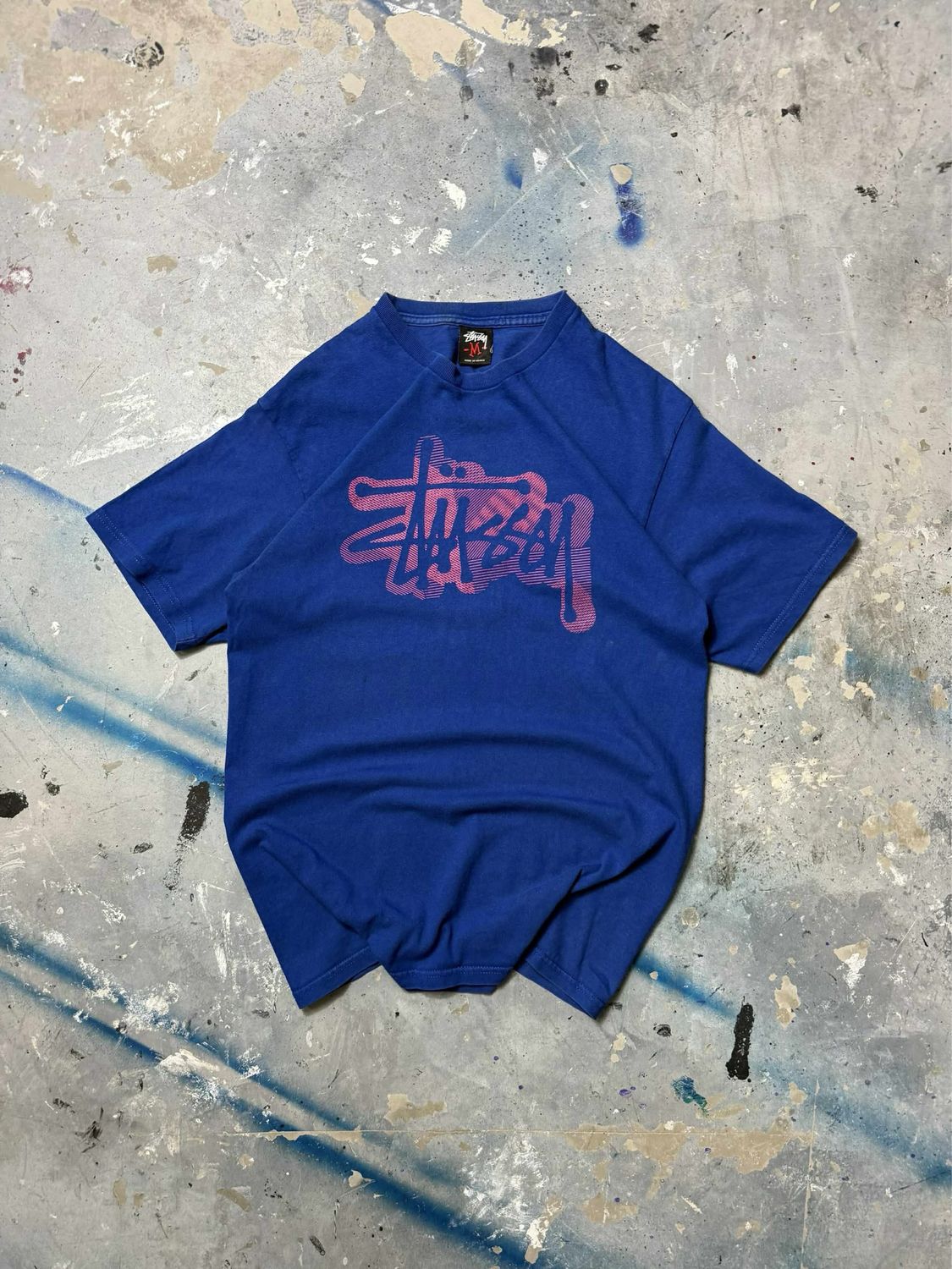 Koszulka Stussy Re/Logo 90s Tee Blue S