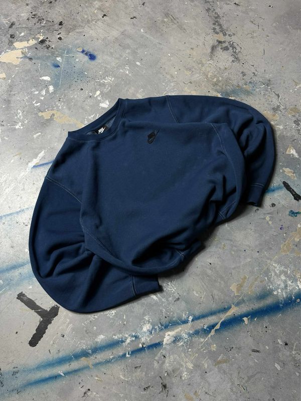 Bluza Nike Bla/Logo Basic Crewneck Blue M