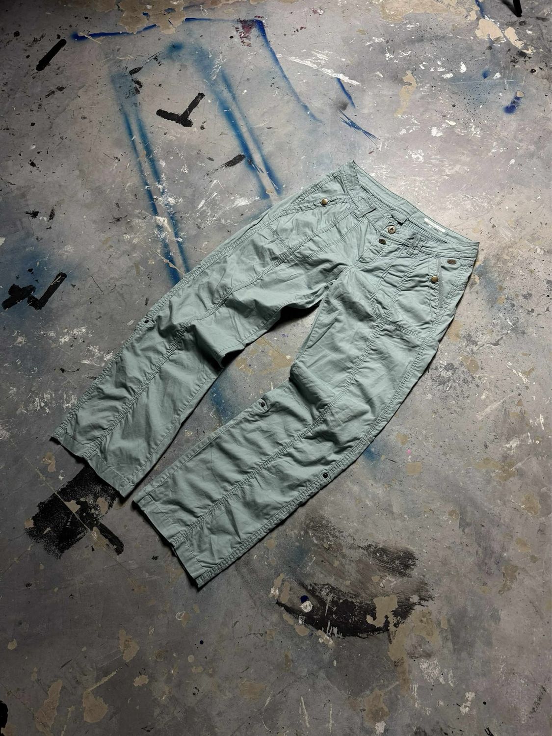 Spodnie EDC Comfort Fit Pants Mint