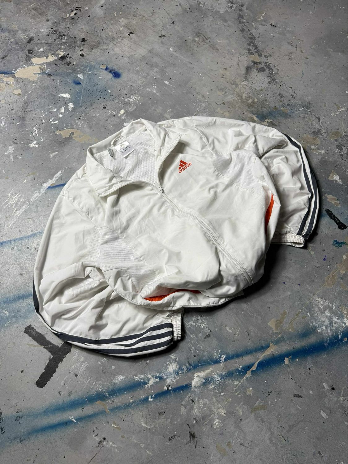 Bluza Adidas Or/Logo Tracksuit White M
