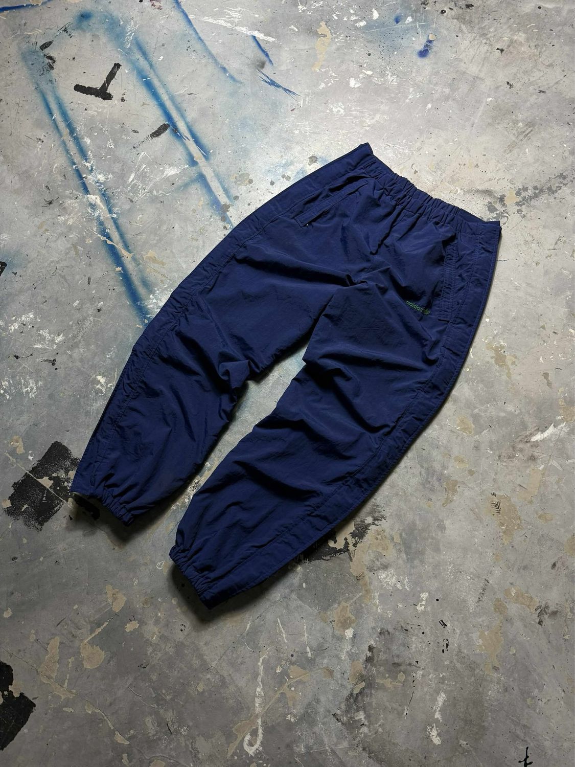 Spodnie Adidas Long Zip Pants Navy
