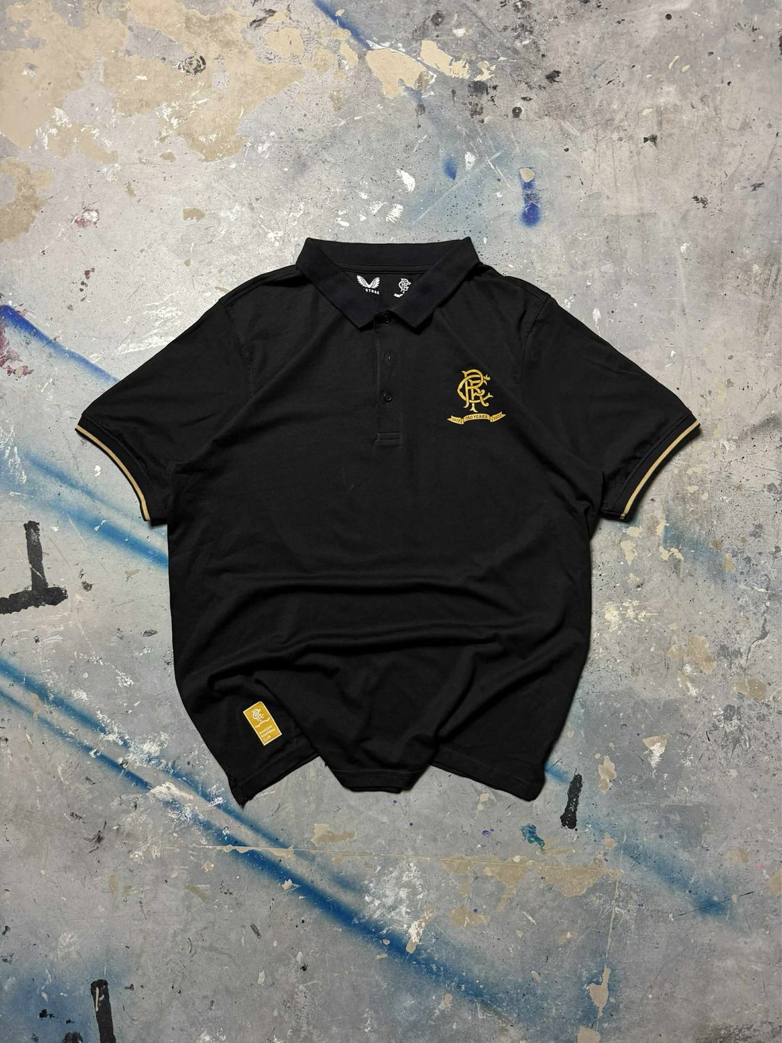 Koszulka Rangers Anniversary Polo Tee Black L