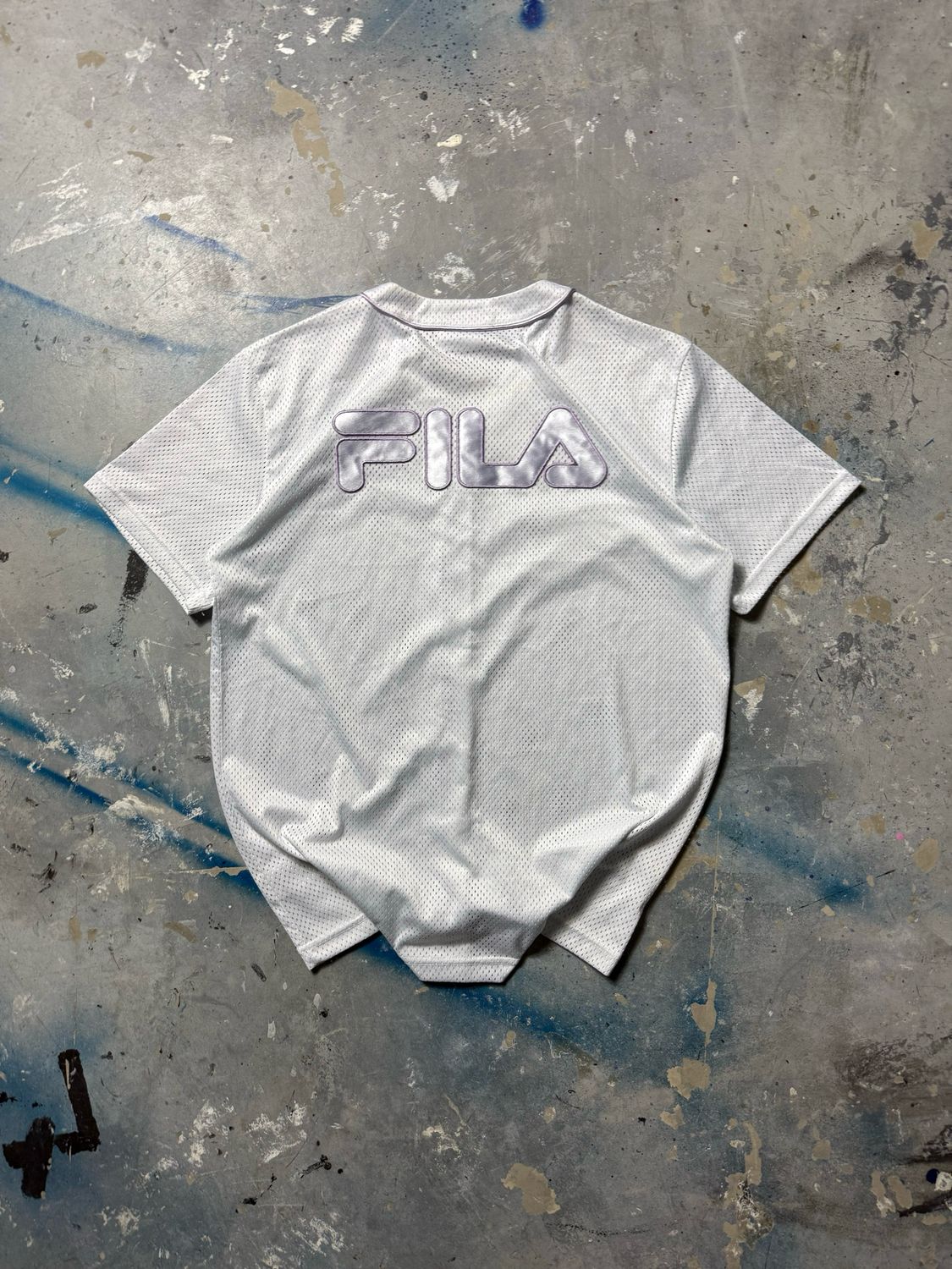 Koszulka Fila Logo Baseball Jersey White M