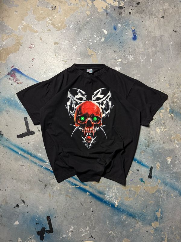 Koszulka Skull Tribal Tee Black L
