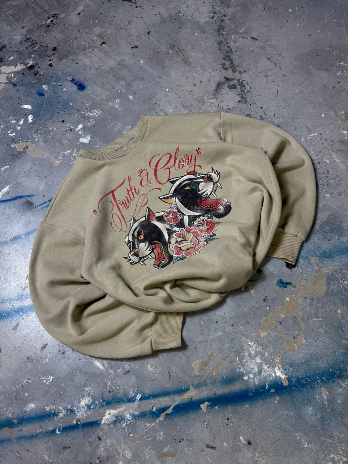 Bluza Truth &amp; Glory Crewneck Beige L