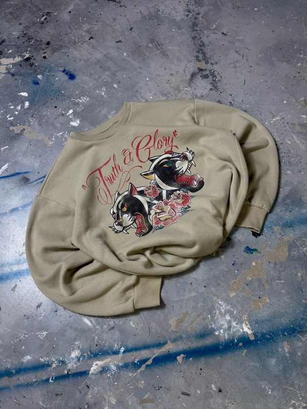 Bluza Truth &amp; Glory Crewneck Beige L