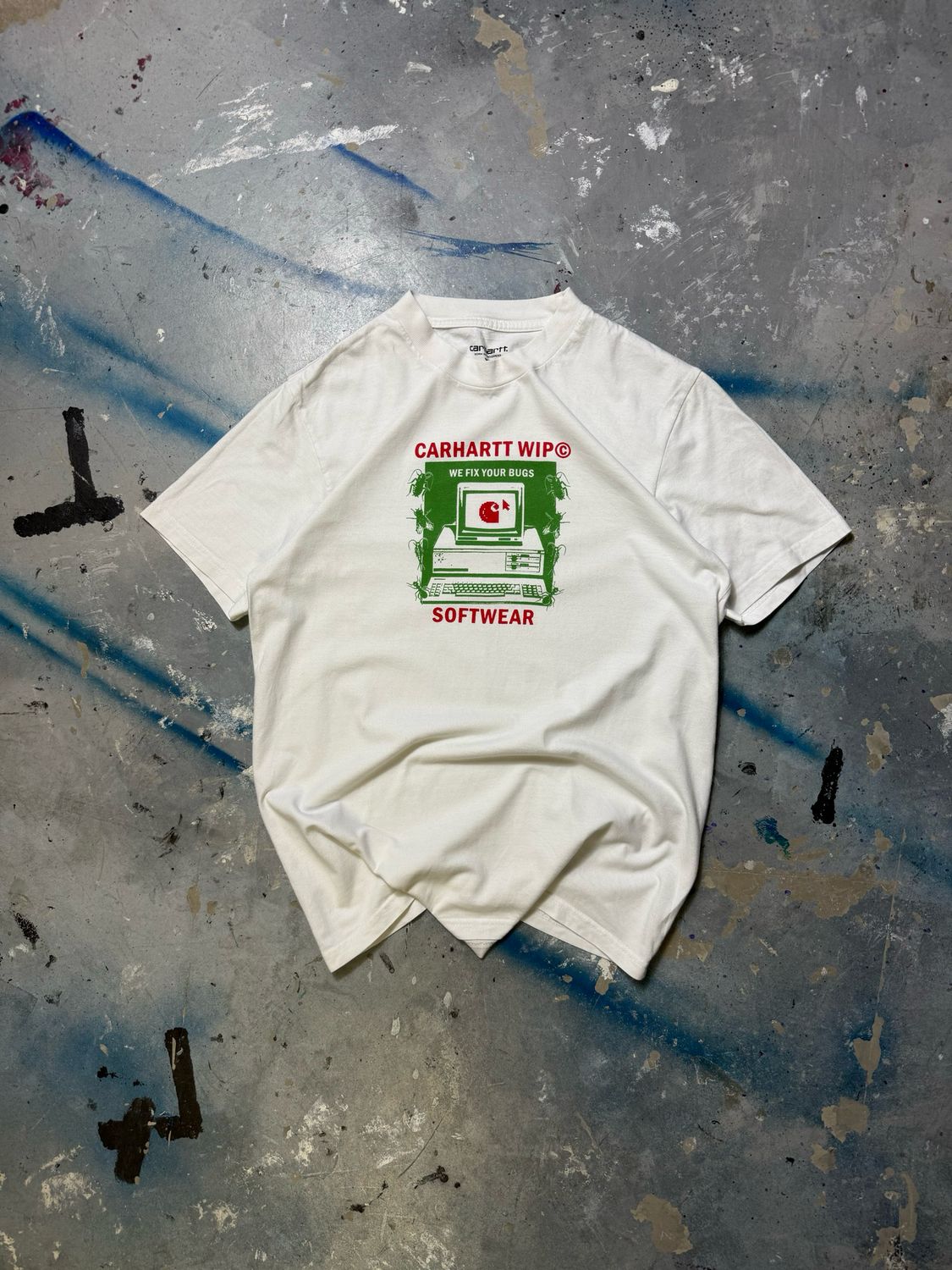 Koszulka Carhartt Fix Bugs Tee White S