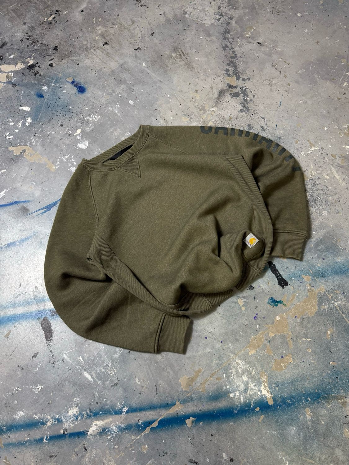 Bluza Carhartt Clarksburg Crewneck Dark-Green M
