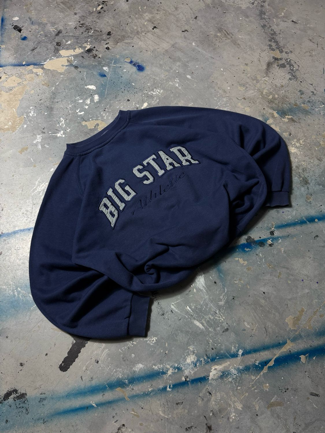 Bluza Big Star Atheletic Logo Crewneck Navy M