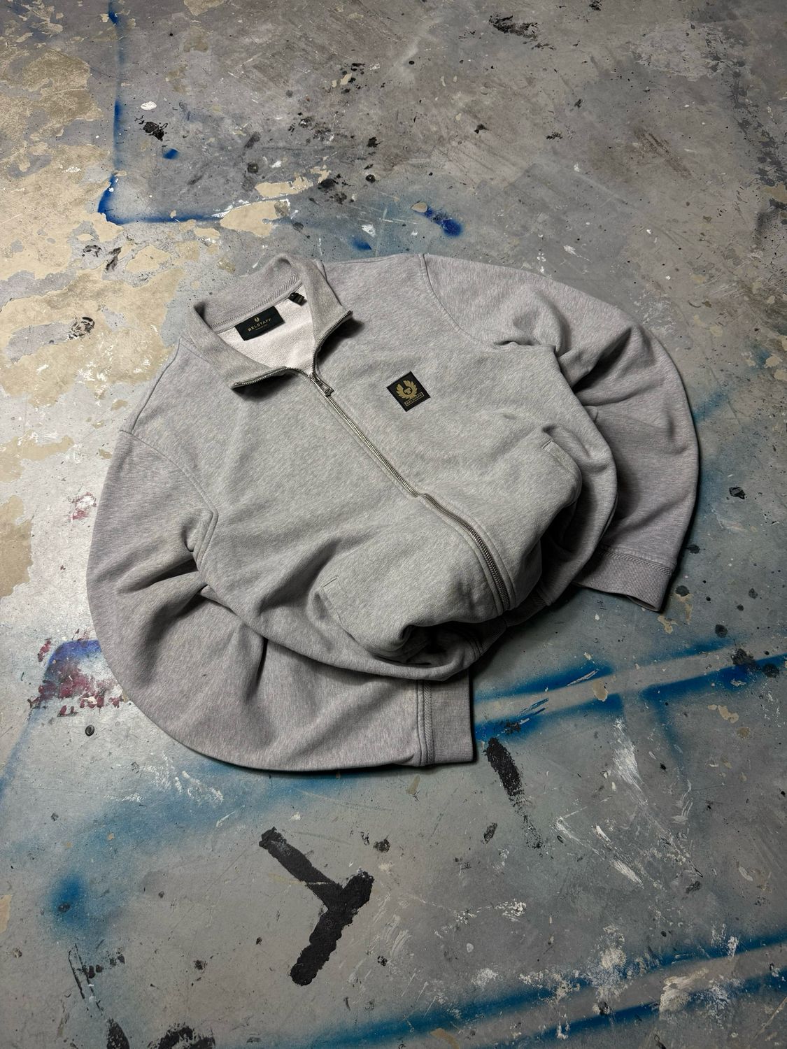 Bluza Belstaff Patch Zipper Light-Gray M
