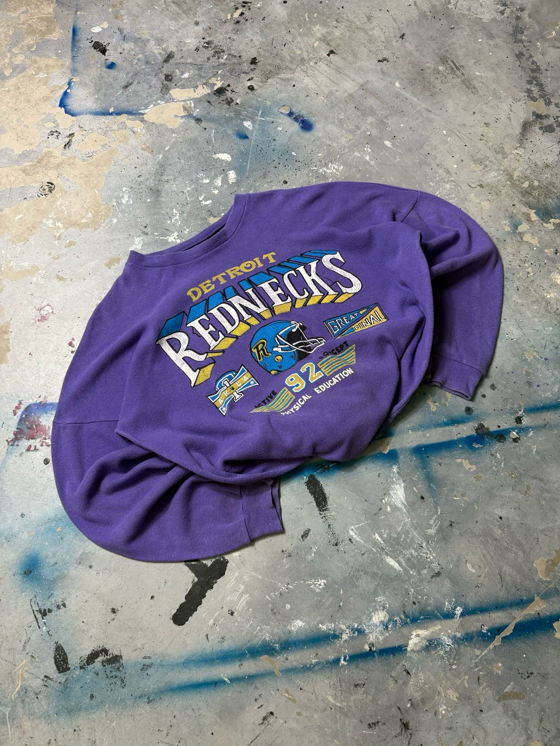 Bluza Detroit Rednecks Crewneck Purple L