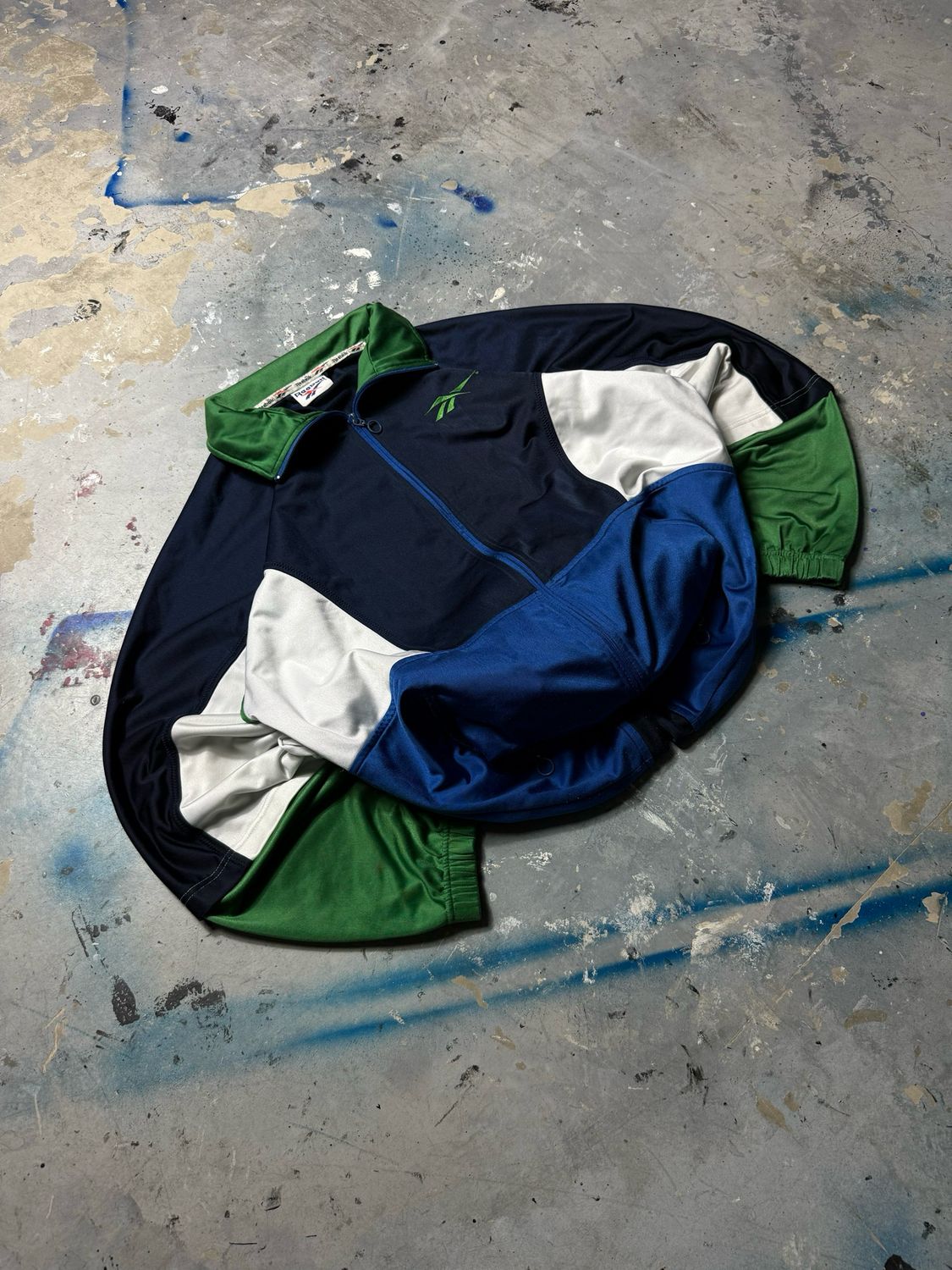 Bluza Reebok Wh/Pits Tracksuit Navy L