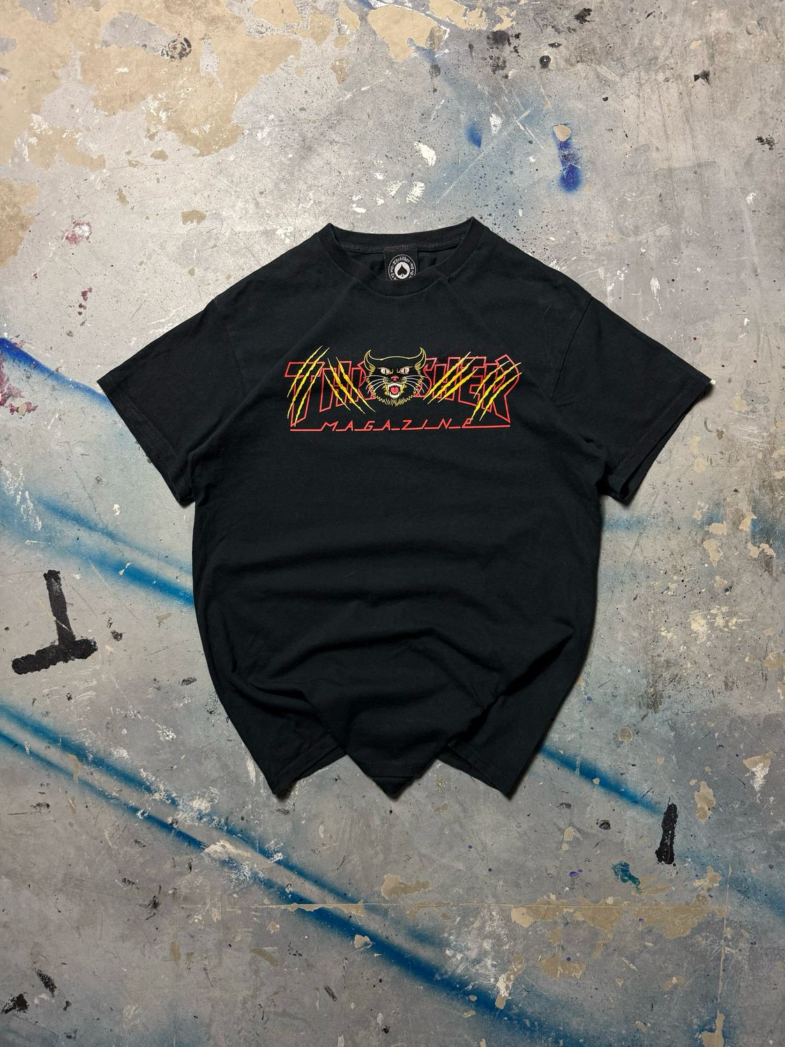 Koszulka Thrasher Gato Tee Black S