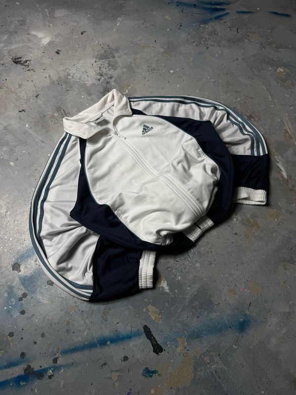 Bluza Adidas Gra/Stripes Na/Panels Tracksuit White M
