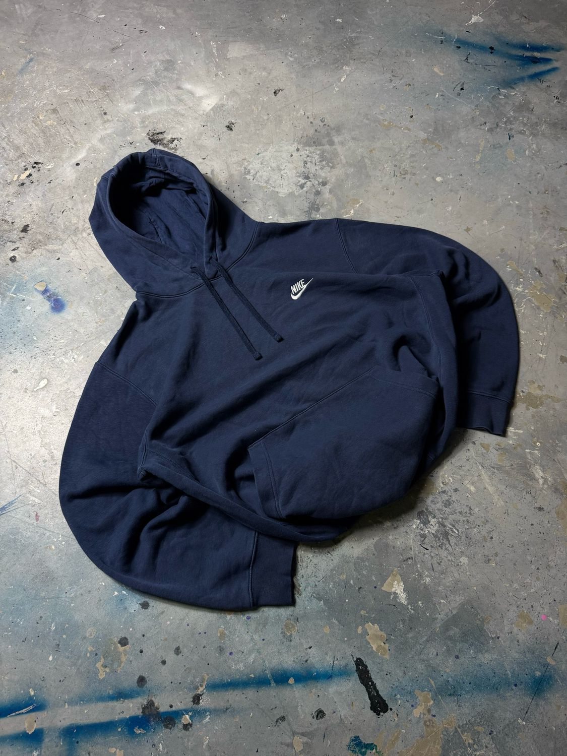 Bluza Nike Basic Logo Hoodie Navy L