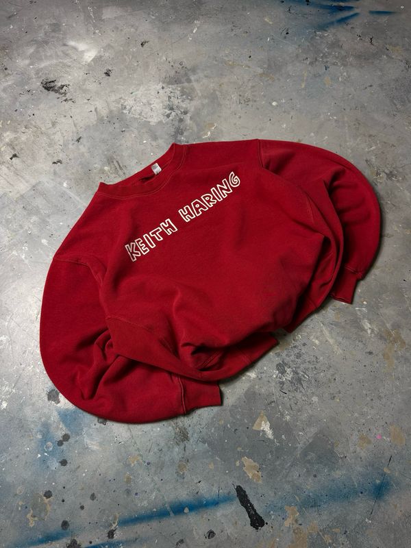 Bluza Keith Haring 1986 Crewneck Red L