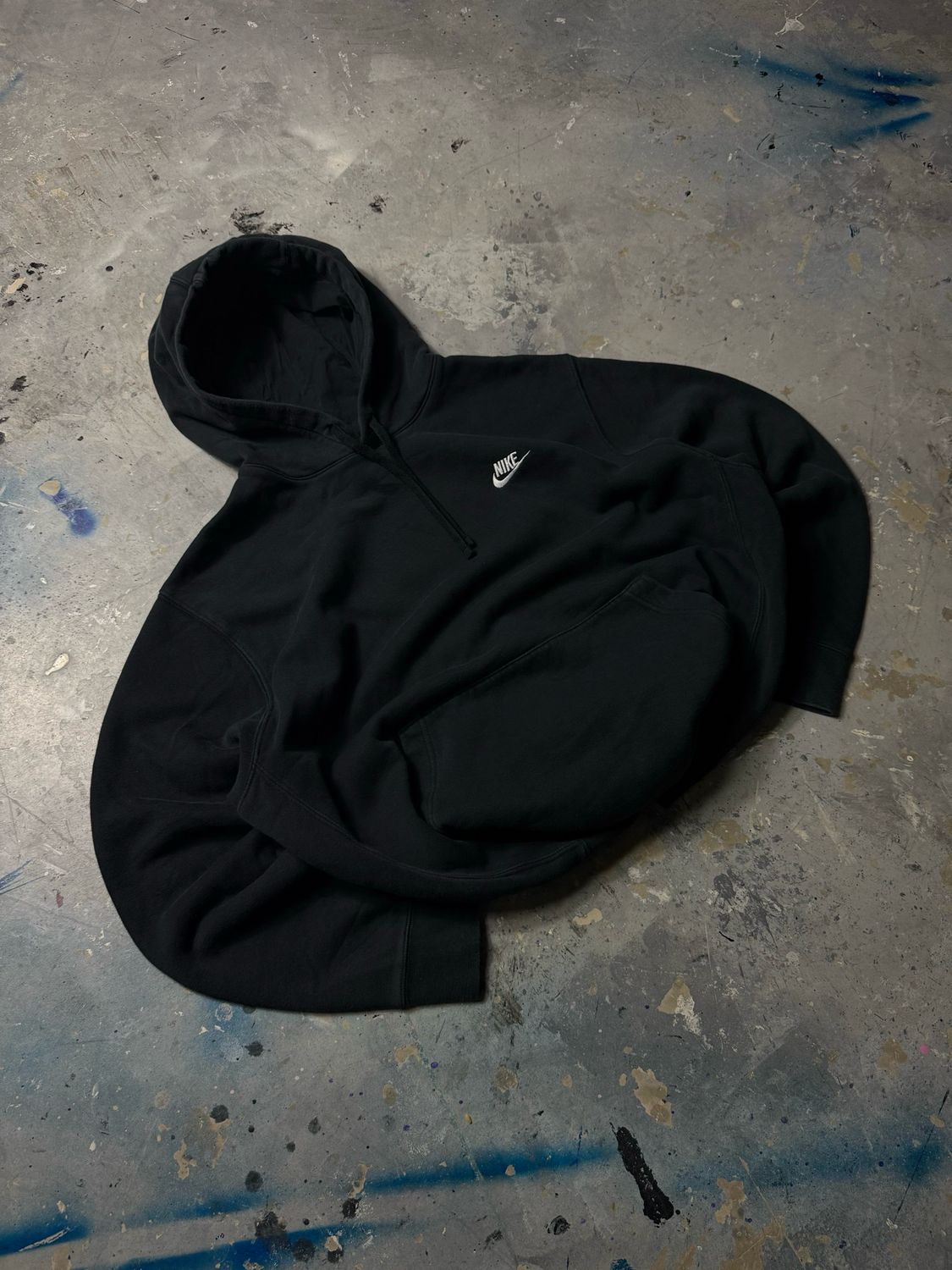 Bluza Nike Basic Logo Hoodie Black XL