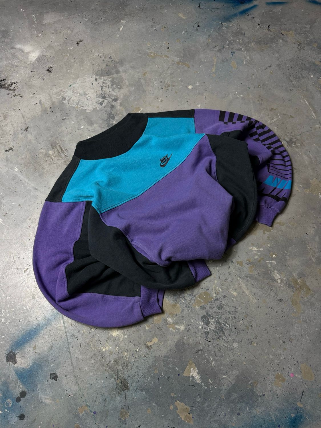 Bluza Nike 90s Made in Hong Kong Crewneck Purple M