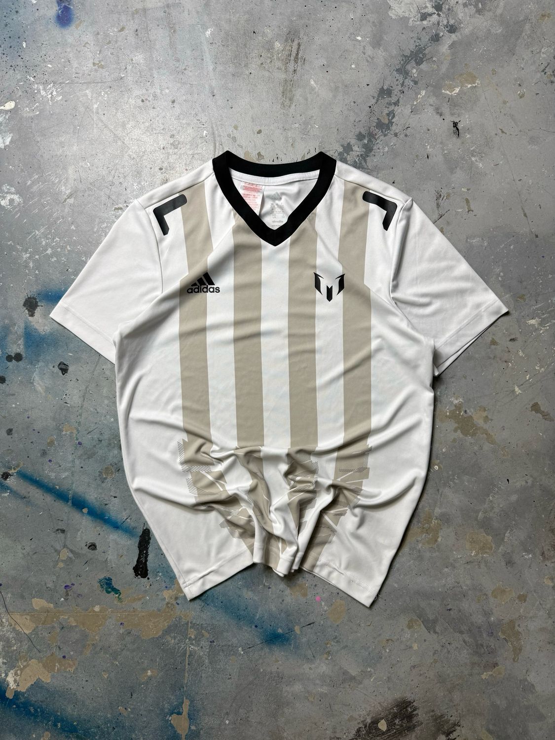 Koszulka Adidas Messi Stripes Jersey White S