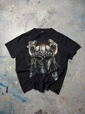 Koszulka Caballo Viking Skull Tee Black L