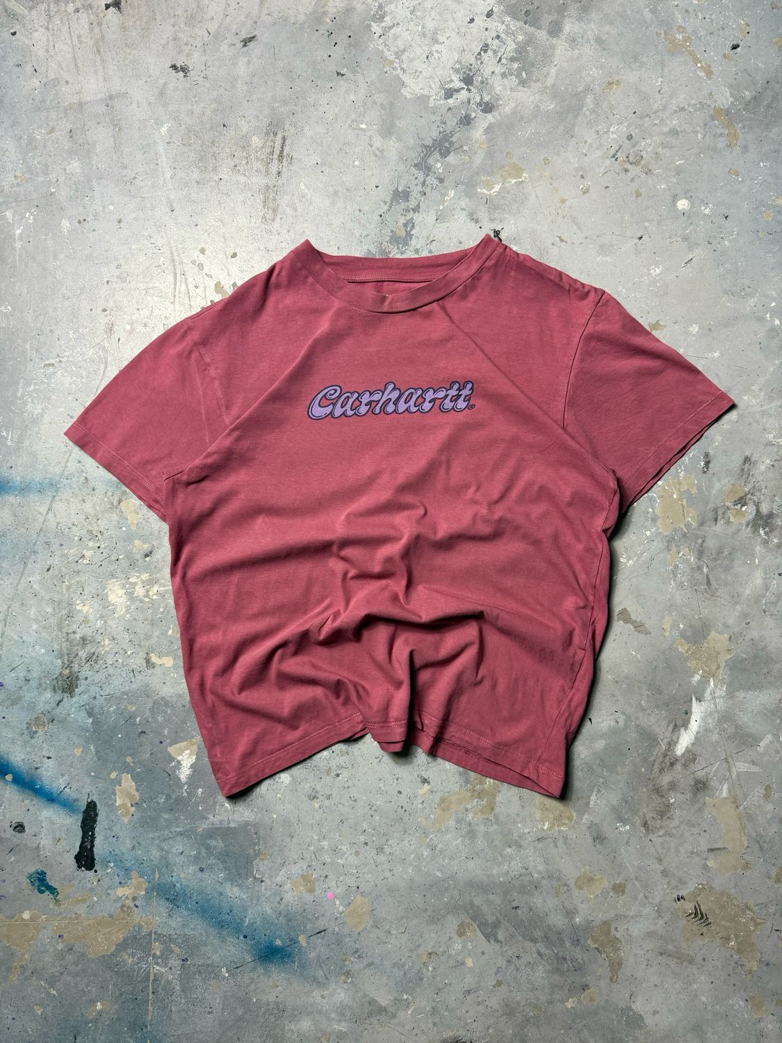 Koszulka Carhartt Liquid Script Tee Pink S
