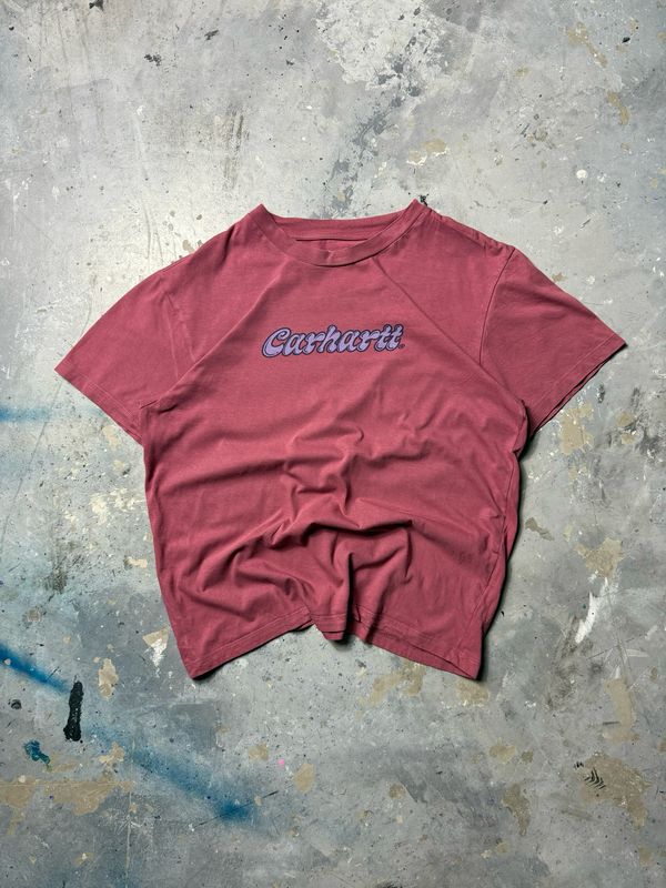 Koszulka Carhartt Liquid Script Tee Pink S