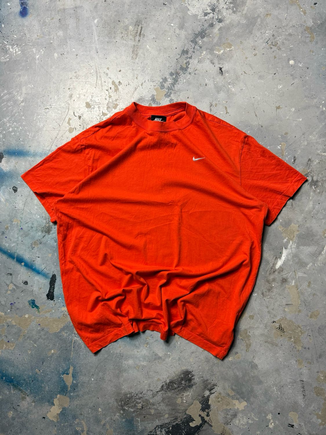 Koszulka Nike Wh/Swoosh Basic Tee Orange L